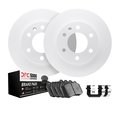Dynamic Friction Co 4512-63198, Geospec Rotors with 5000 Advanced Brake Pads includes Hardware, Silver 4512-63198